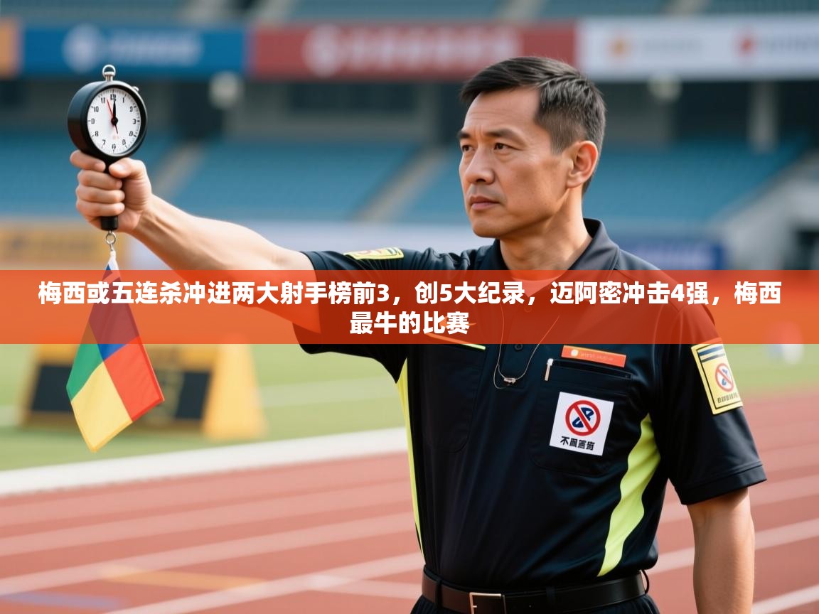 开云邀请码-梅西或五连杀冲进两大射手榜前3,创5大纪录,迈阿密冲击4强,梅西最牛的比赛 第3张