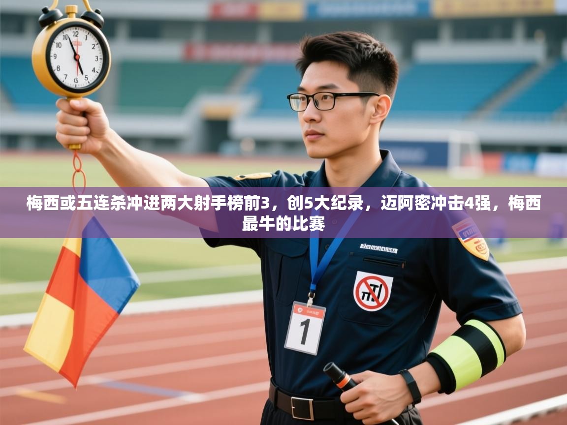 开云邀请码-梅西或五连杀冲进两大射手榜前3,创5大纪录,迈阿密冲击4强,梅西最牛的比赛 第4张