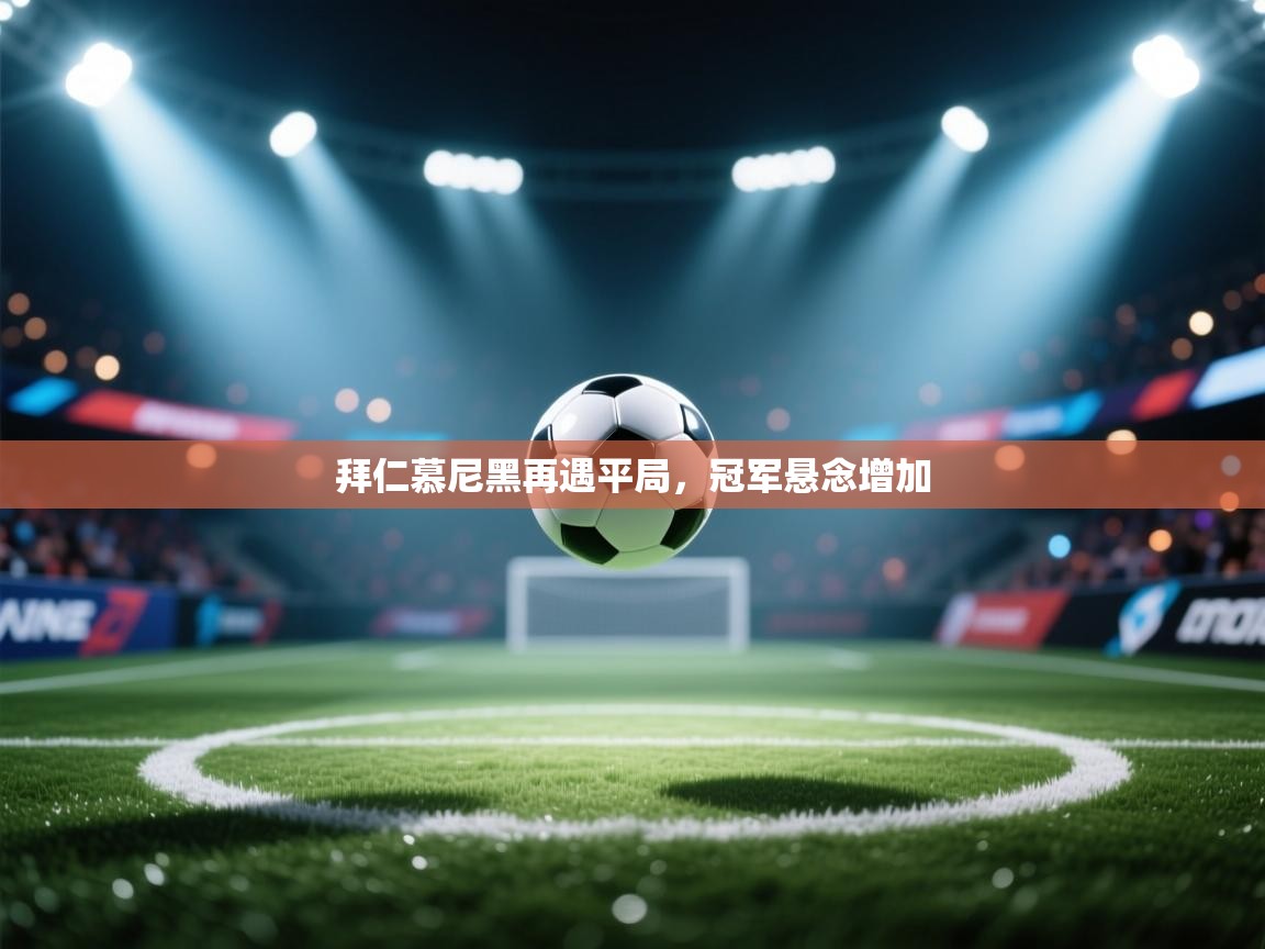 开云体育app网页版入口-拜仁慕尼黑再遇平局，冠军悬念增加  第1张