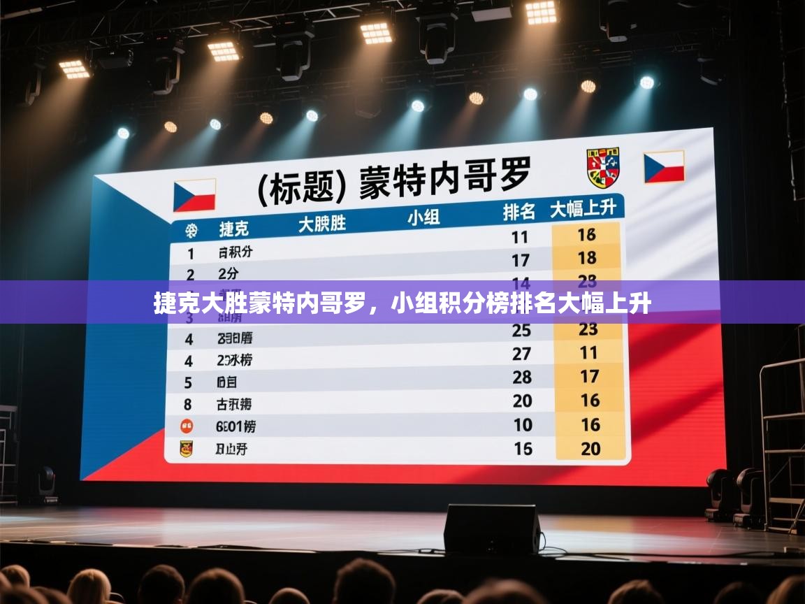 开云体育赛事比分直播-捷克大胜蒙特内哥罗,小组积分榜排名大幅上升 第1张