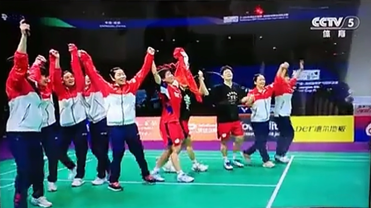 羽毛球决赛：中国队连胜夺冠的简单介绍